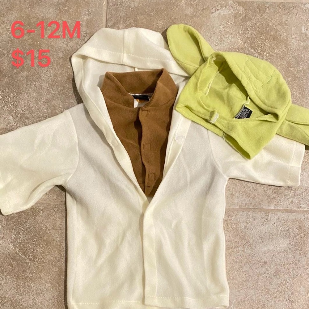 Baby Yoda 6-12M Halloween Costume